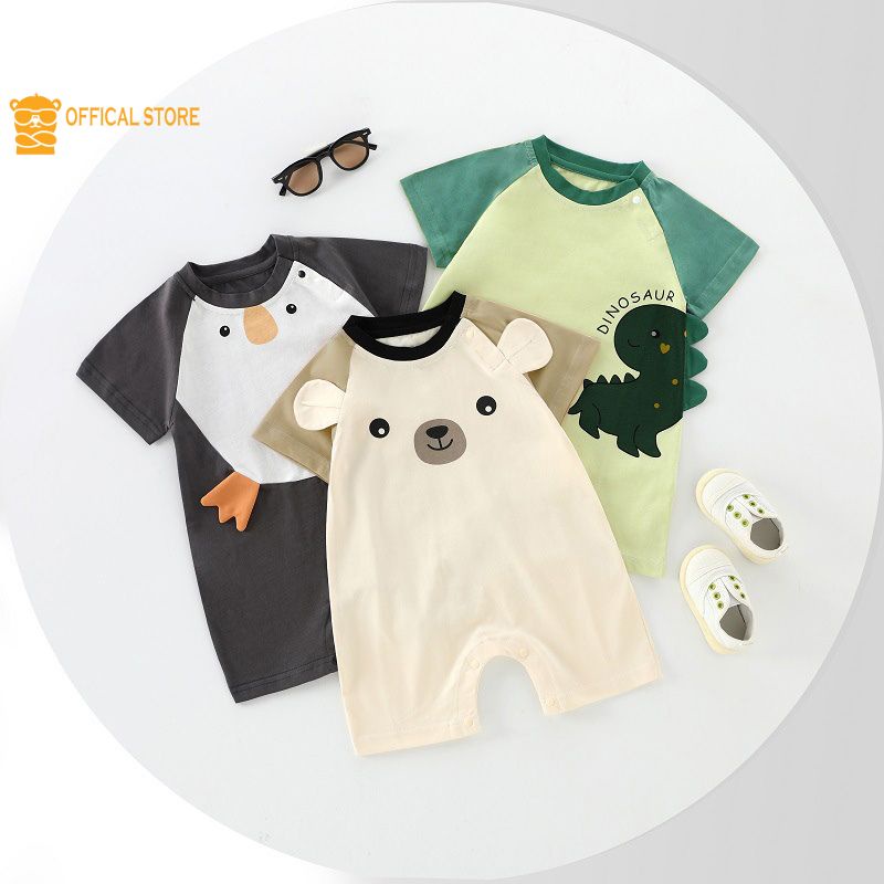 Body đùi Lotuka hình dễ thương cho bé, đồ sơ sinh bé trai, bé gái từ 4-18kg