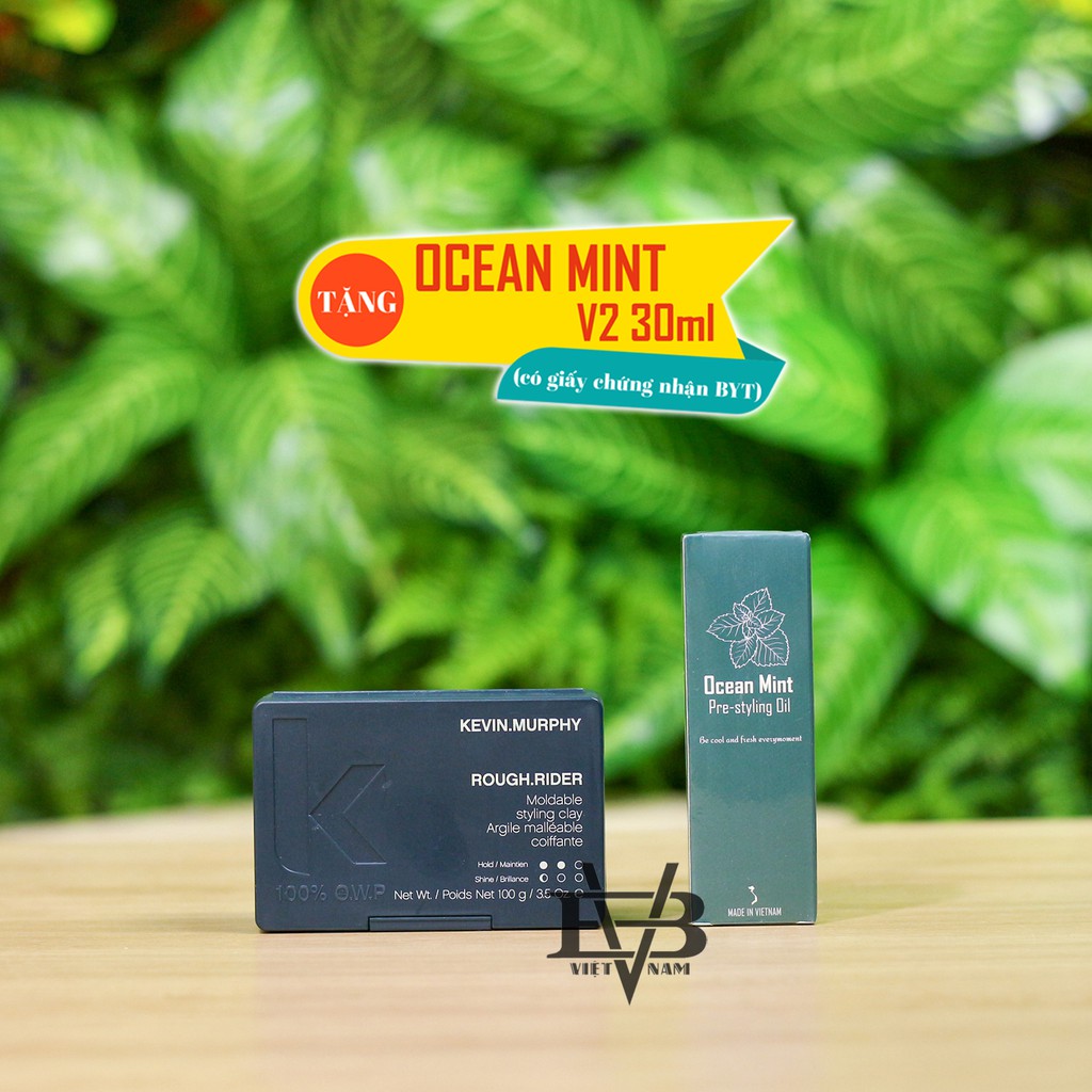Sáp Kevin Murphy Rough Rider V5 năm 2022 100g / 30g + Tặng Pre Styling Oil Ocean Mint V2 30ml