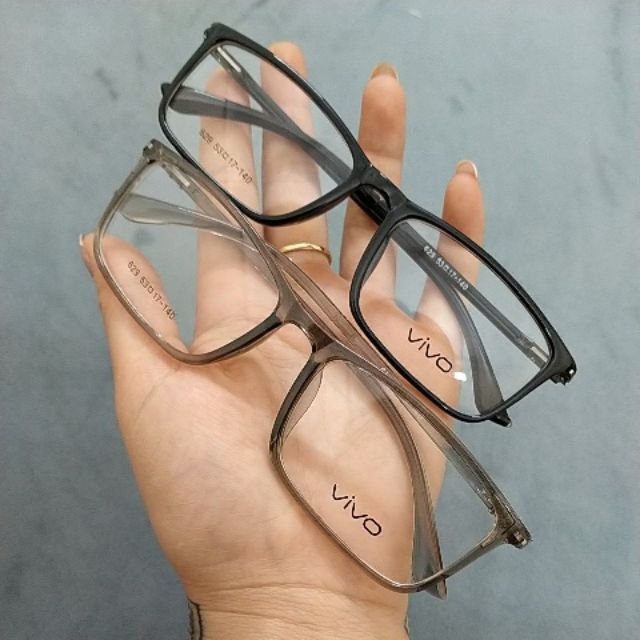 Gọng kính dẻo Vivo form vuông, càng mỏng
