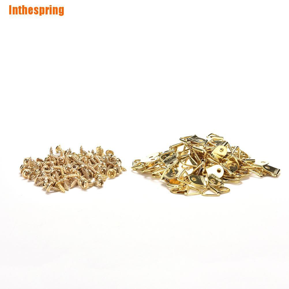 Bộ 100 Móc Treo Khung Ảnh Hình Tam Giác Chuyên Dùng