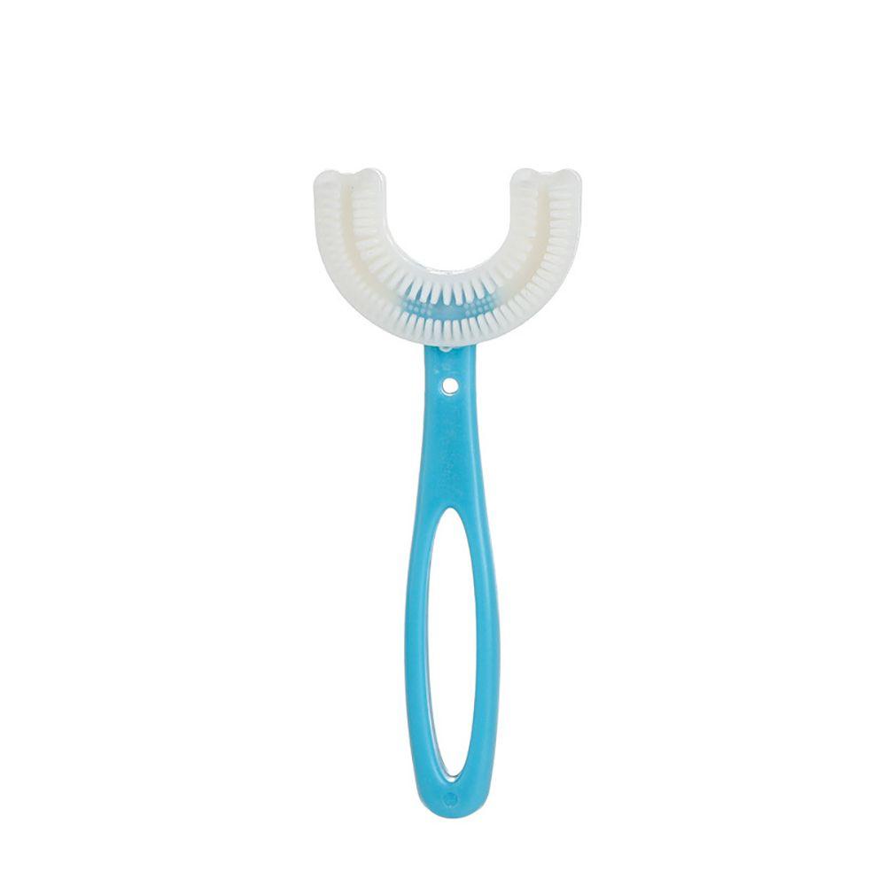 AUGUSTINA Bàn Chải Đánh Răng Silicone Hình Chữ U Tiện Lợi Cho Bé 2-12 Tuổi
