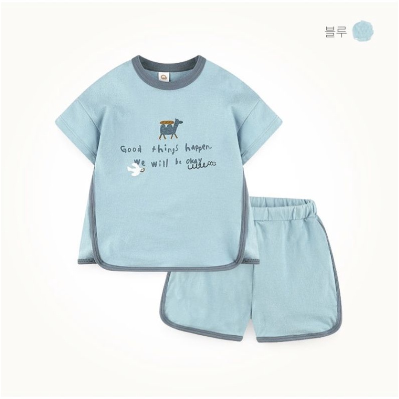 Bộ thun cotton Milk Mile cho bé trai bé gái