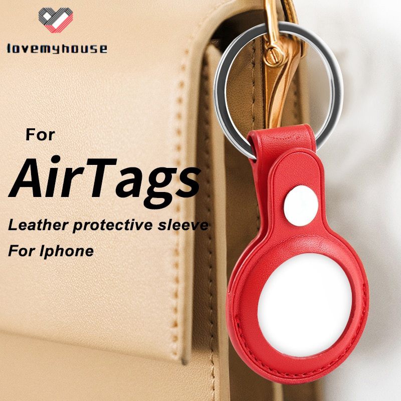 Bao Da Bảo Vệ Có Móc Khóa Cho Apple Airtags