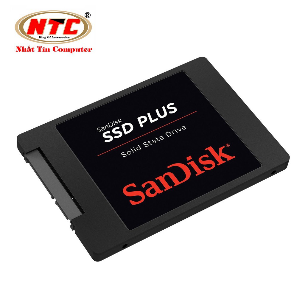 k89 Ổ cứng SSD Sandisk Plus 120GB 530MB/s (Đen) 1