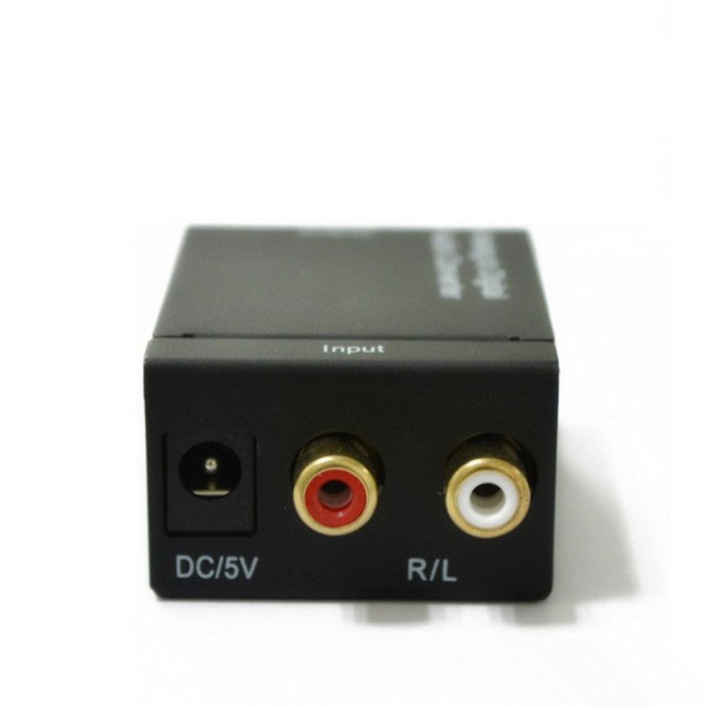 ❆✆Bộ chuyển đổi tín hiệu quang Coaxial Optical sang AV RCA R L audio, cục to