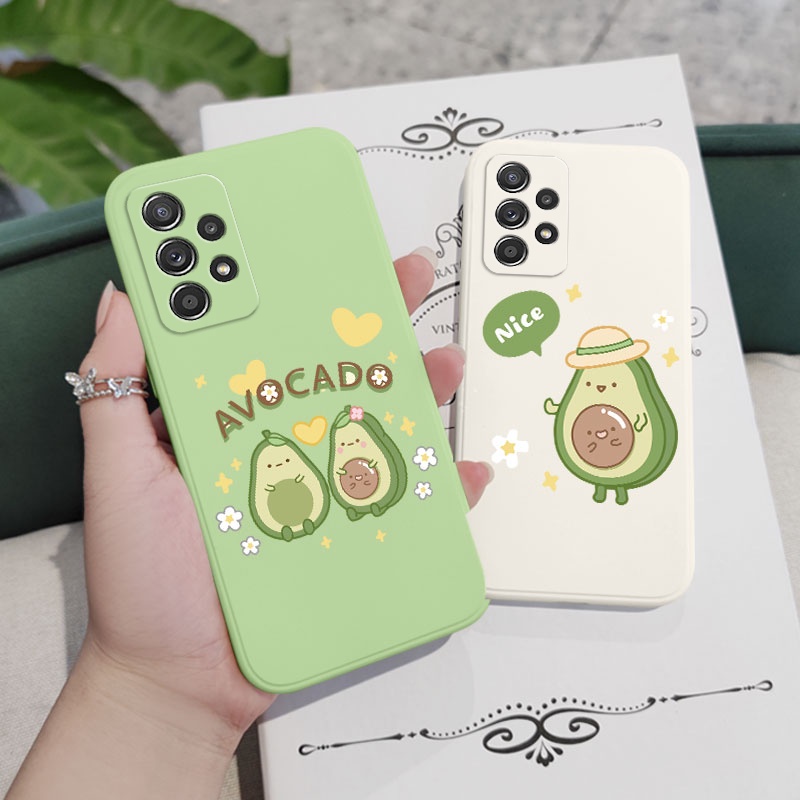 Ốp Điện Thoại Hình Đu Đủ Dễ Thương Cho Samsung Galaxy A72 A52 A52S A42 A32 4G 5G