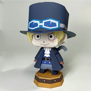 Mô hình giấy anime [One Piece] chibi Sabo