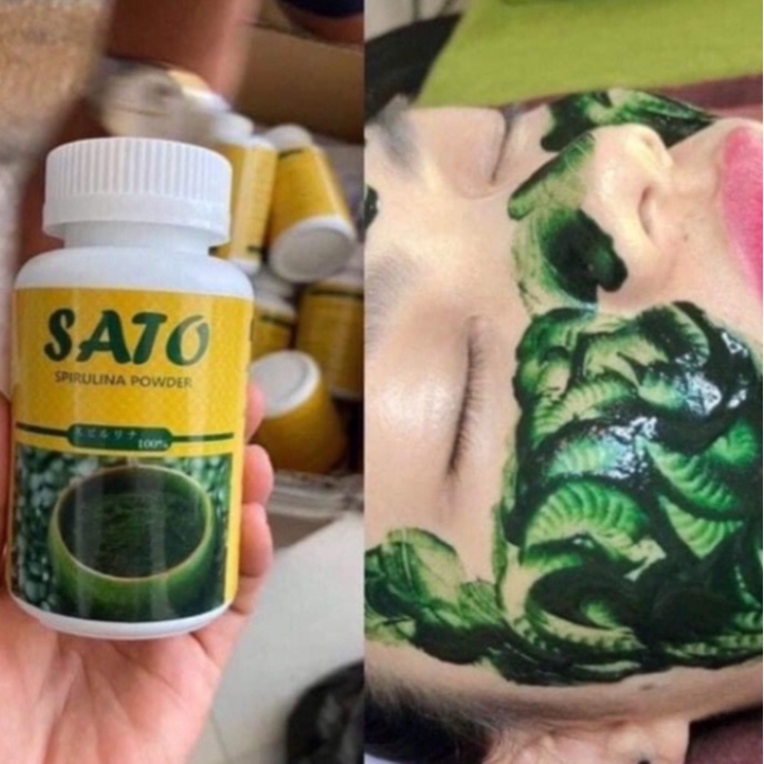 Tảo SaTo Nhật - tảo cấy spa hộp 100g