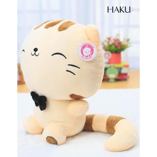 [ FREE ] Mèo bông mặt bự 20cm [ HÀNG CHUẨN ]