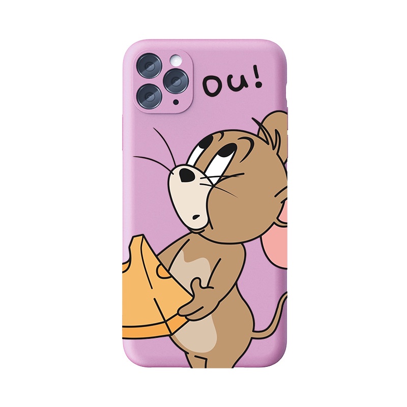 Ốp lưng IPhone cạnh vuông BVC mèo tom 6/6s/6plus,7/8plus,X/Xs/Xr/Xs max/11/12/13/14/pro/max/plus/promaxBVC862