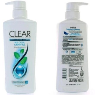 DẦU GỘI CLEAR THÁI 480G