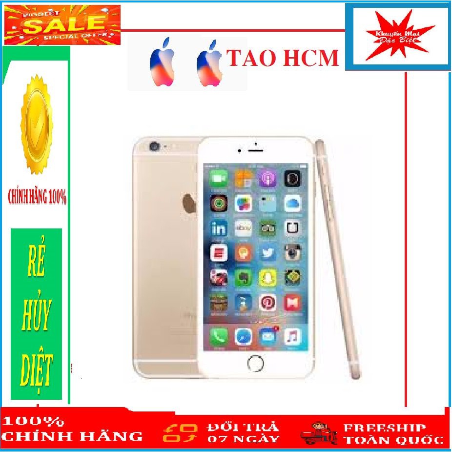 Điện thoại Apple Iphone 6 Plus 32G Full phụ kiện - Bảo hành 12 tháng