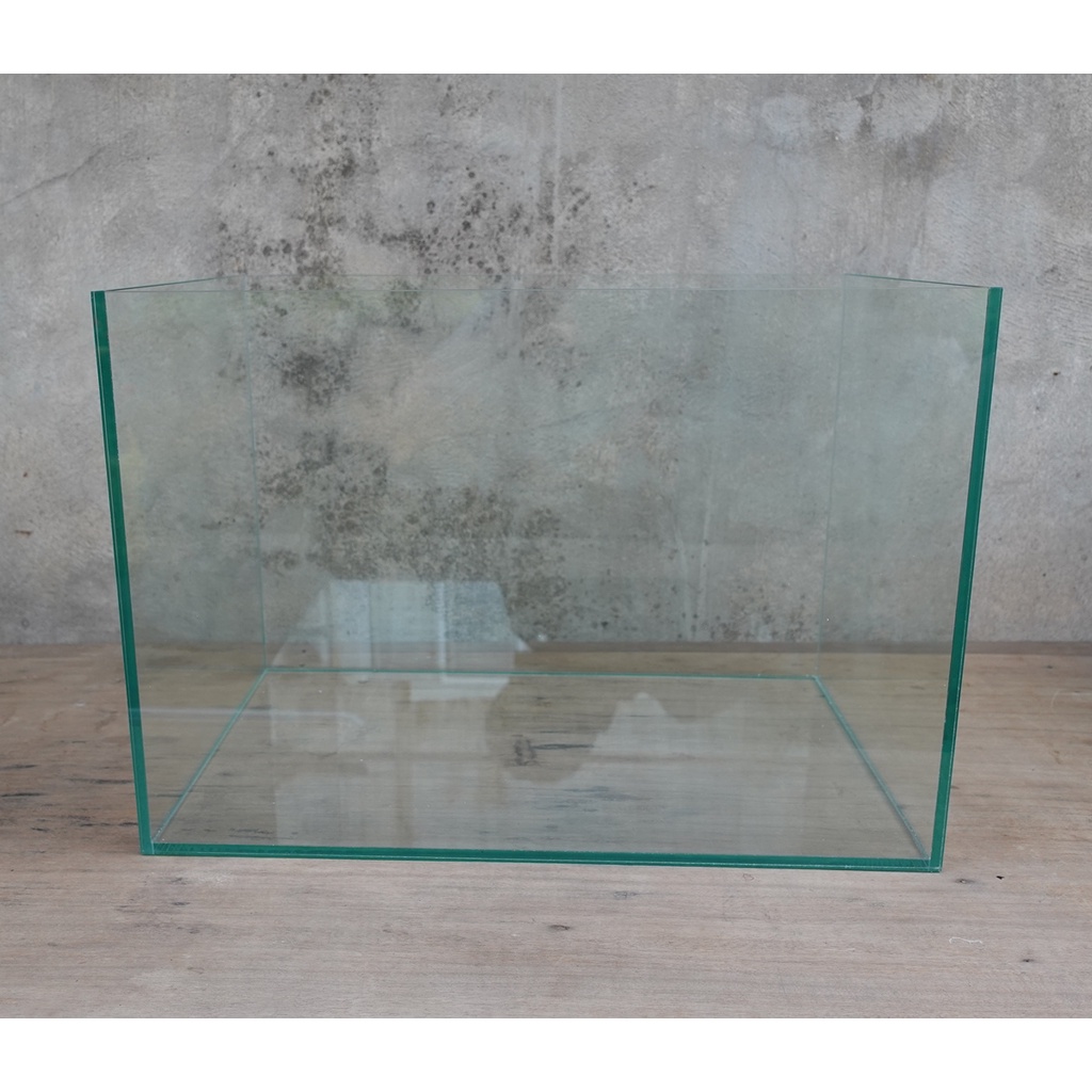 Bể cá 40 x 26 x 28 cm, dày 5mm, bể dán dấu keo, mài nhẵn vi tính