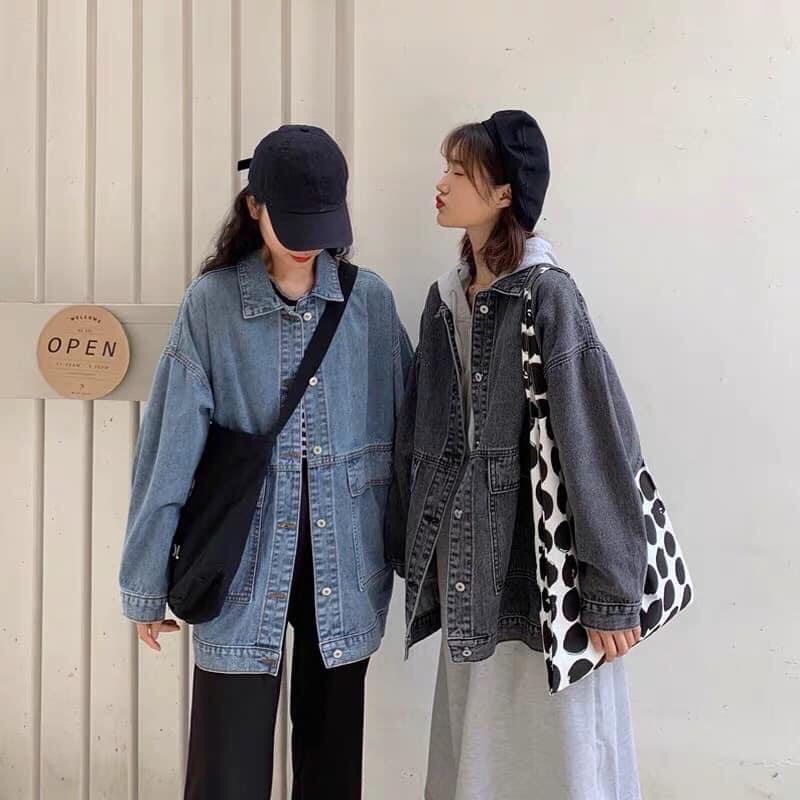Quini.store - Áo Khoác bò Oversize | Áo Khoác Jeans Nam Nữ - QUINI STORE