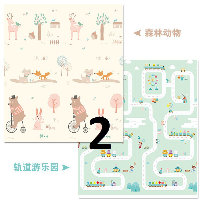 DÀY 1,5CM THẢM SILLICON XPE XỐP GẤP HÀN QUỐC 2 MẶT CHỐNG VA ĐẬP ( RẺ VÔ ĐỊCH