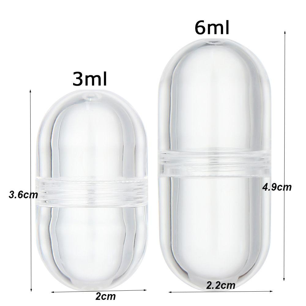 BSUNS Bộ 5 Lọ Đựng Thuốc Trong Suốt Chống Thấm Nước