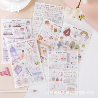 STICKER giấy đơn giản nhẹ nhàng