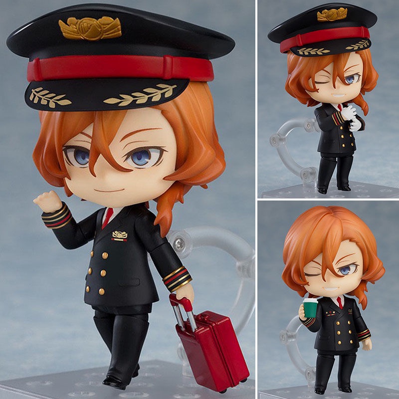 Mô Hình Nhân Vật Nendoroid 6763 Nakahara Chuuya 6573 Osamu Dazai Bằng PVC