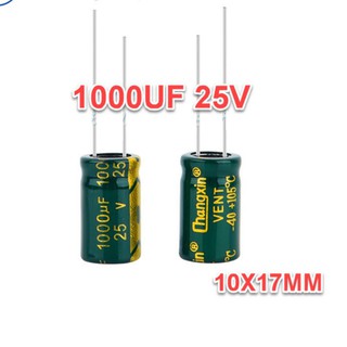 Túi 10 cái 1000UF25V TỤ HÓA 1000UF 25V TỤ TỤ 25V 1000UF