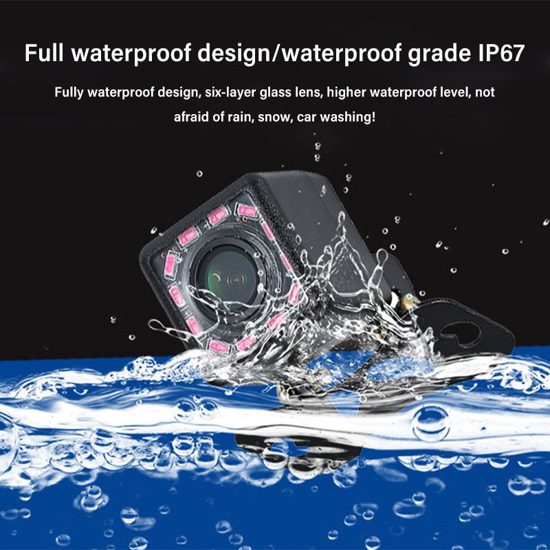 Camera lùi xe 12 bóng LED góc rộng 170 độ chống thấm nước
 | BigBuy360 - bigbuy360.vn