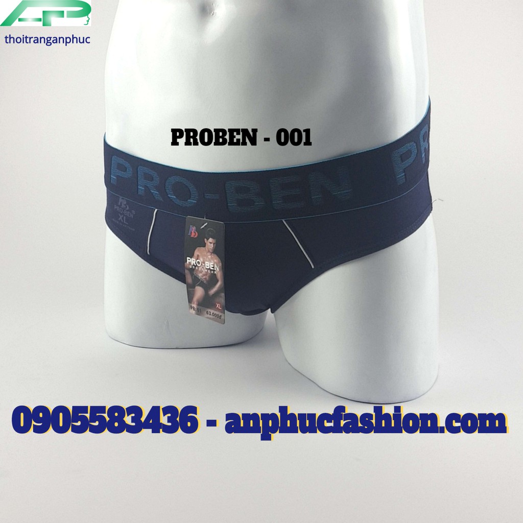 Quần lót nam tam giác coton cao cấp ProBen - 001 quần sịp co giãn thông thoáng thoải mái