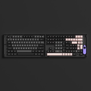 Set keycap AKKO Black Pink (PBT Double-Shot/ASA profile/158 nút)
