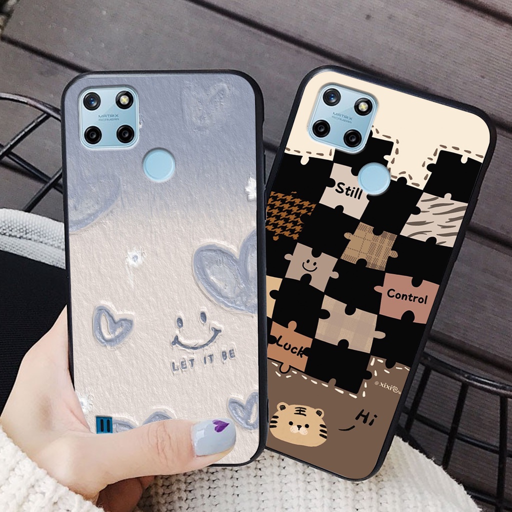 Ốp lưng Realme C25Y in hình cao cấp mẫu kẻ caro,mikenbe@r siêu hot