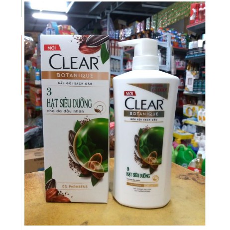 Dầu gội Clear BOTANIQUE 650g dành cho da đầu nhờn. 4.9