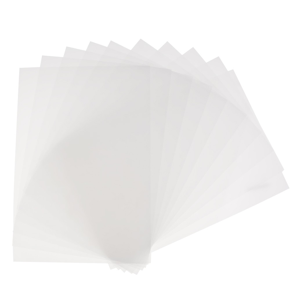 10pcs Heat Shrinkable Paper Shrink Paper Film Sheets for DIY Hanging Charms