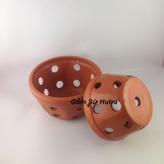 Cặp Chậu Vát Tròn Thân 8 Cạnh Size S & M Hàng Mới Về - Gốm Sứ Hutra
