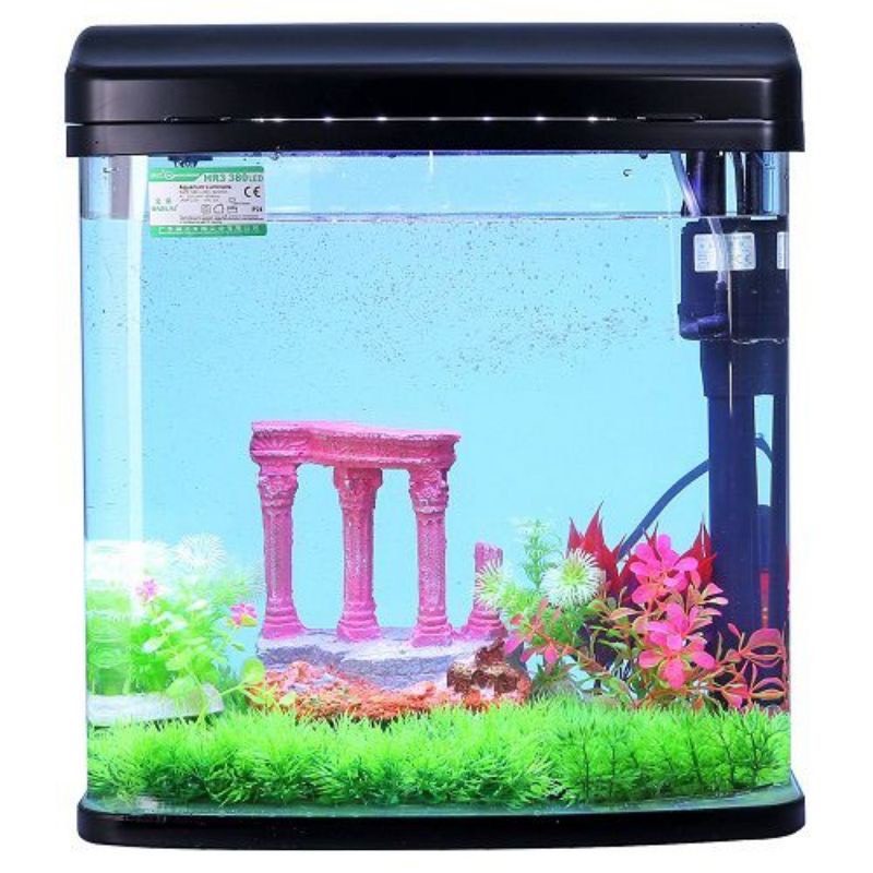 Bể cá để bàn 40cm HR3-380 MinJiang, bể cá văn phòng, bể đúc nhập khẩu