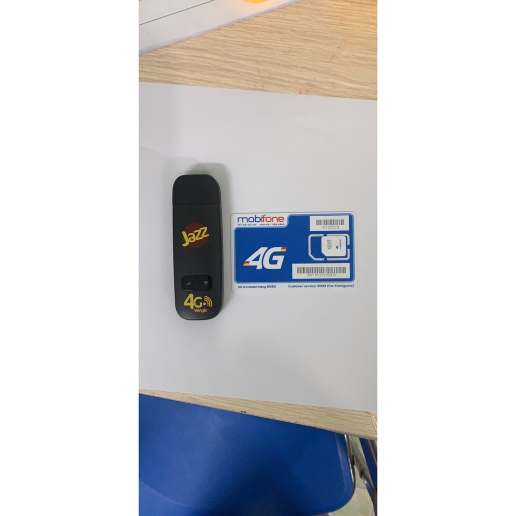 Combo Usb phát wifi 4g Jazz W02-Lw43 150mbps đa mạng tặng sim 4g dụng