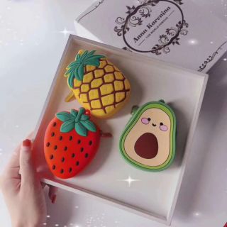 Bóp móc khoá trái cây silicon 8cm
(Dứa/ Dâu/ Bơ)