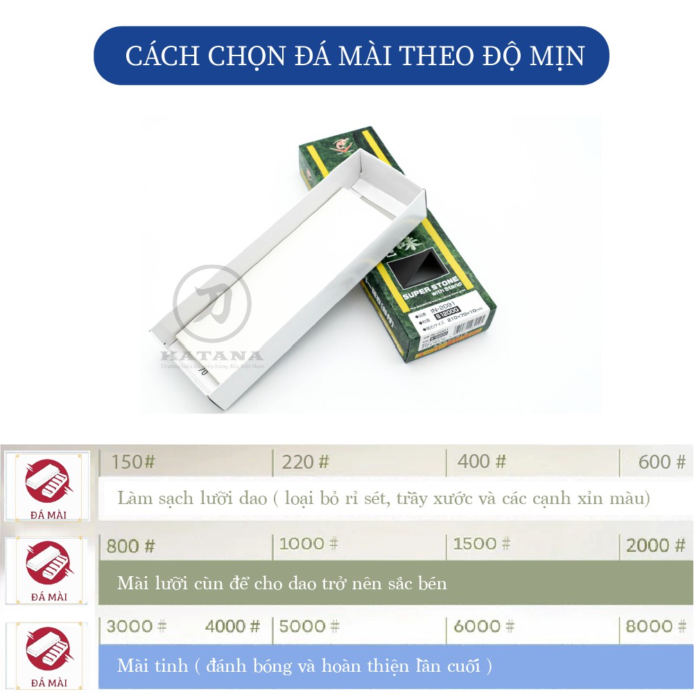 Đá mài tinh Naniwa Nhật Bản #12000 SUPER S 12000