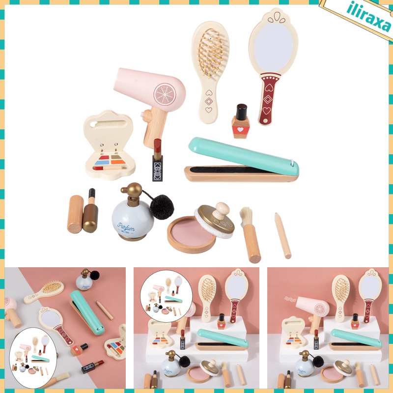 Bộ Dụng Cụ Trang Điểm Gồm Mascara + Lược + Son Môi Dành Cho Trẻ Em