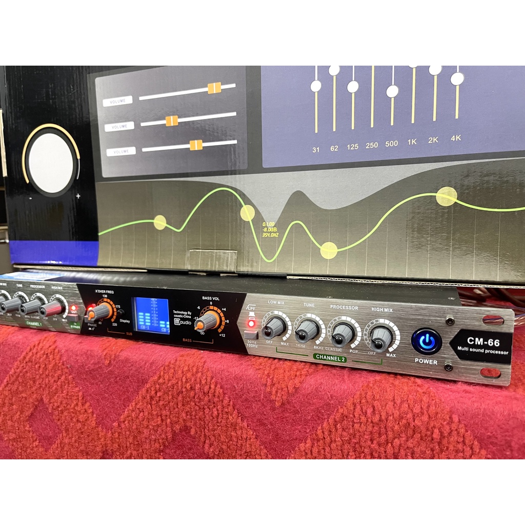 THIẾT BỊ NÂNG TIẾNG HÁT KARAOKE CM66 CHÍNH HÃNG - MÁY NÂNG TIẾNG