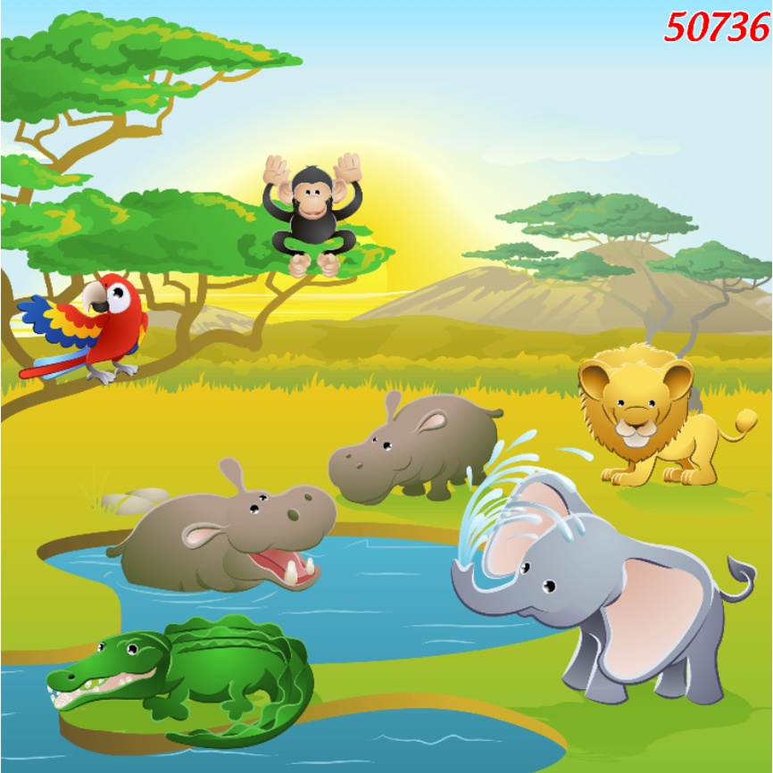 Tranh Dán Tường Phòng Trẻ Em Hoạt Hình Hiện Đại 3D Hót Nhất, được ưa chuộng nhất hiện