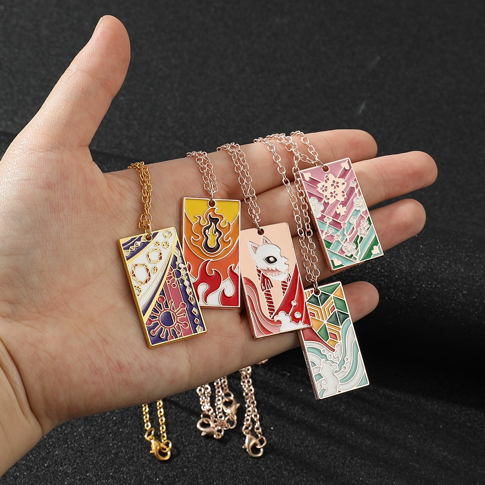 Dây chuyền mặt hình thanh gươm diệt quỷ cá tính