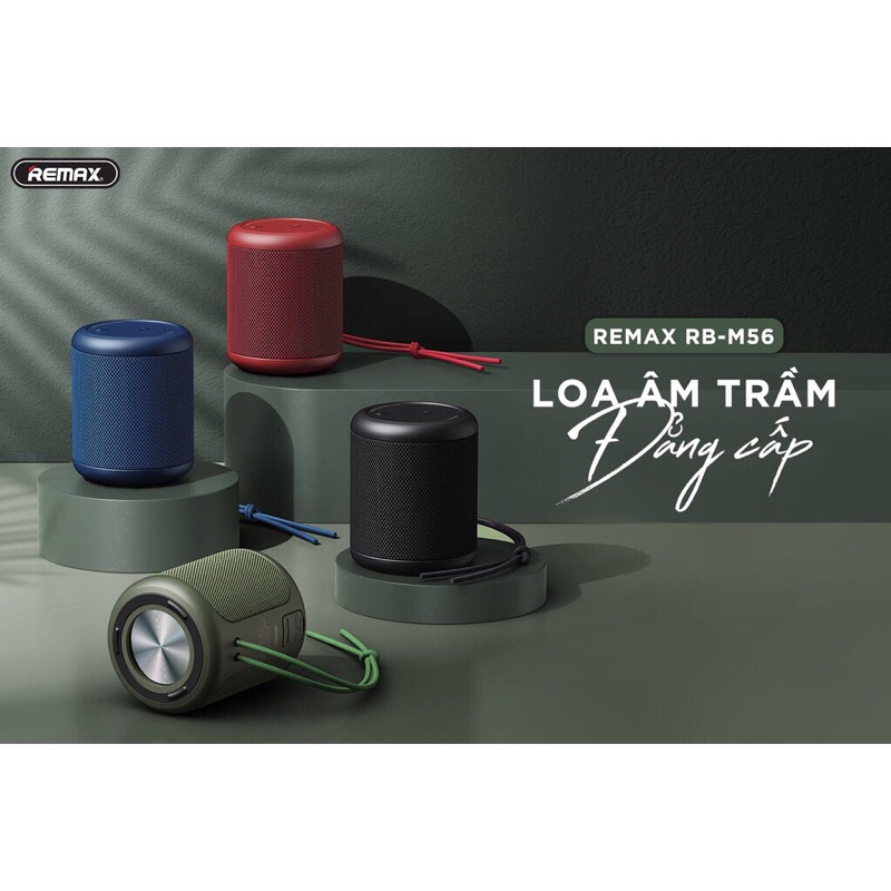 Loa bluetooth mini chính hãng Remax RB-M56 chống nước IP7 âm thanh siêu hay