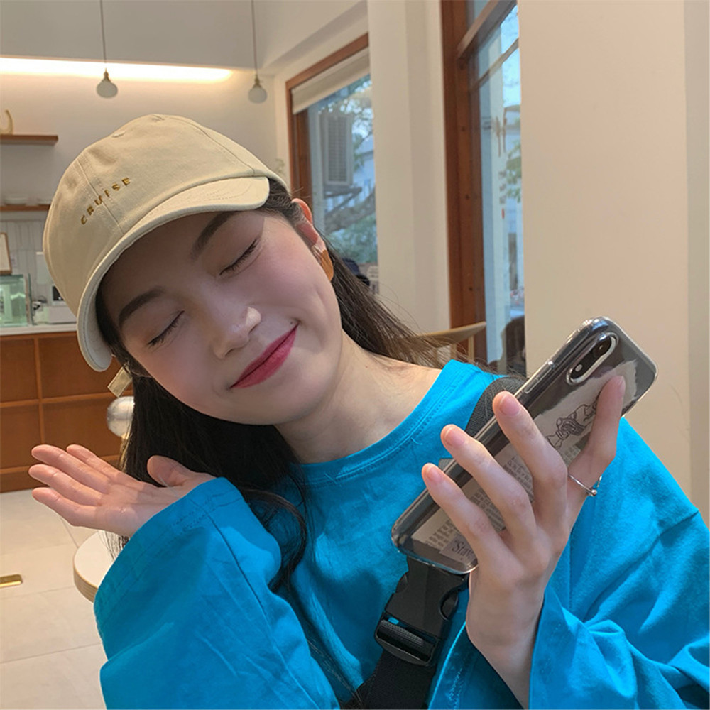 Mũ lưỡi trai màu đen phong cách hàn quốc