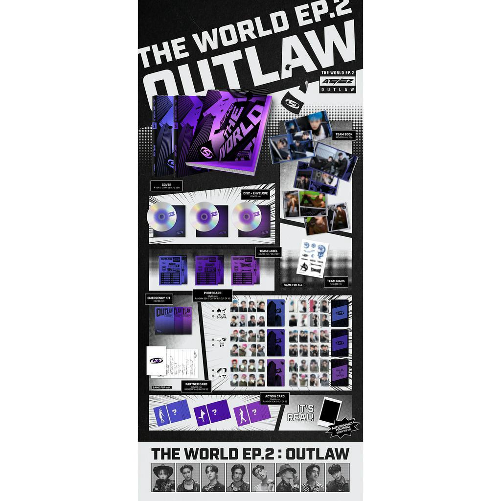 Album mini thứ 9 
RCA ATEEZ "THE WORLD phần.2 OUTLAW"