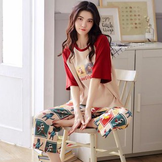 Bộ mặc nhà thu đông 2020, chất cotton mềm hàng Quảng Châu cao cấp, nhiều kiểu dáng, kèm ảnh thật.Hàng có sẵn