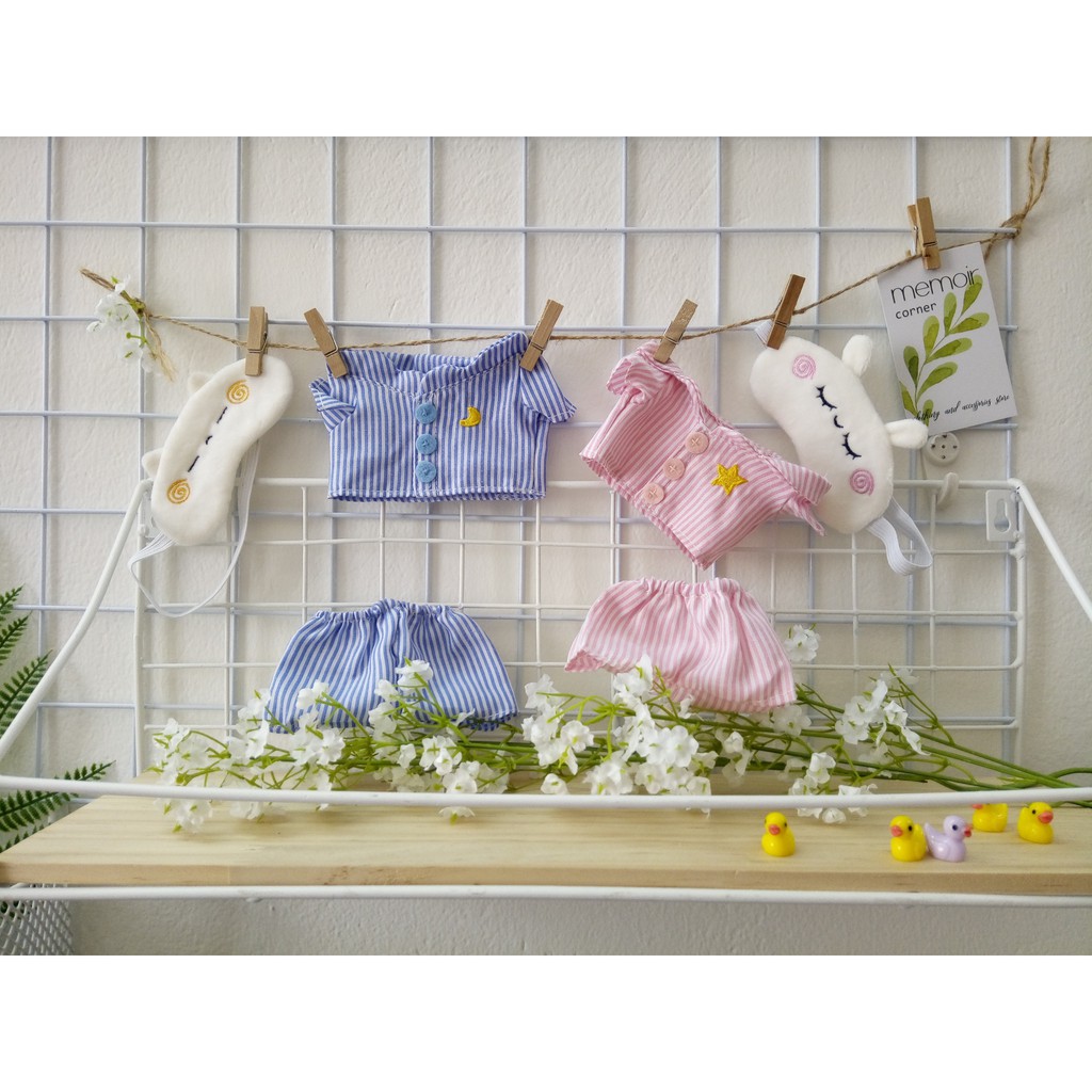Outfit cho Doll 20cm – Set Pijama
