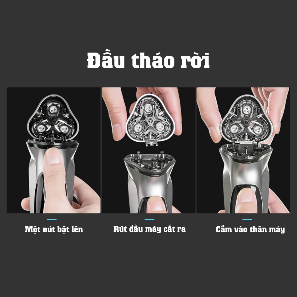 Máy cạo râu Xiaomi Enchen Blackstone , máy cạo râu đa năng xiaomi 3 trong 1 chính hãng - Bảo hành chính hãng
