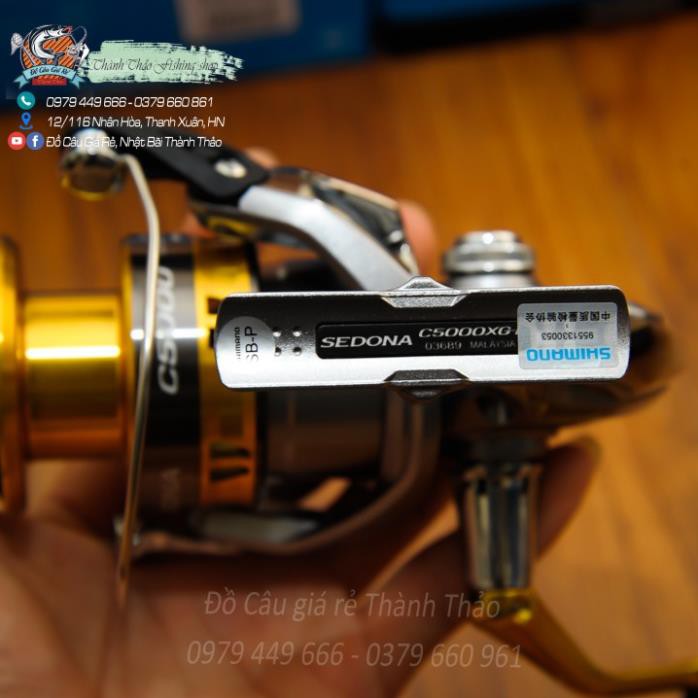 ⭐️MÁY CÂU CÁ ⭐️ Shimano Sedona C5000XG Chính Hãng, ngôn ngữ thiết kế cực đẹp, máy khoẻ, mươt, tải cá to, cực bền.