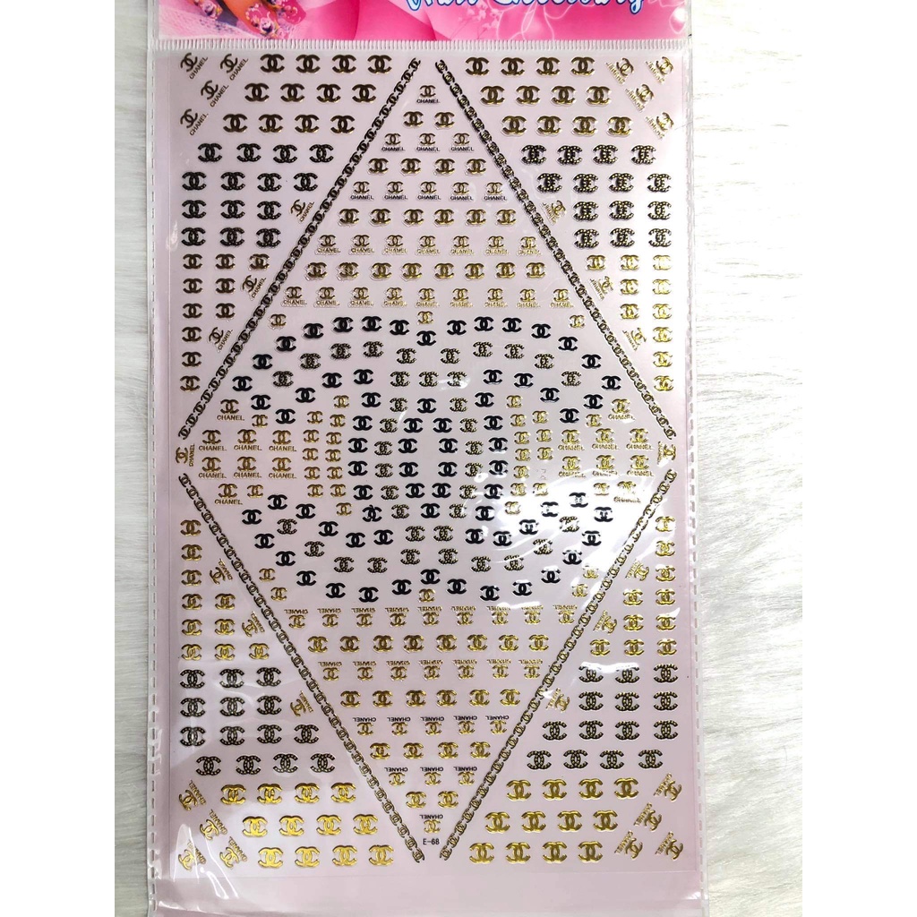 hình dán stiker Nail to sử dụng được rất nhiều