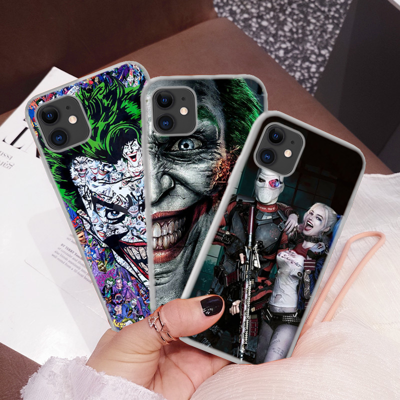 Ốp lưng họa tiết Joker harley quinn cho iPhone 5 5S SE 2020 6 6S 7 8 Plus X