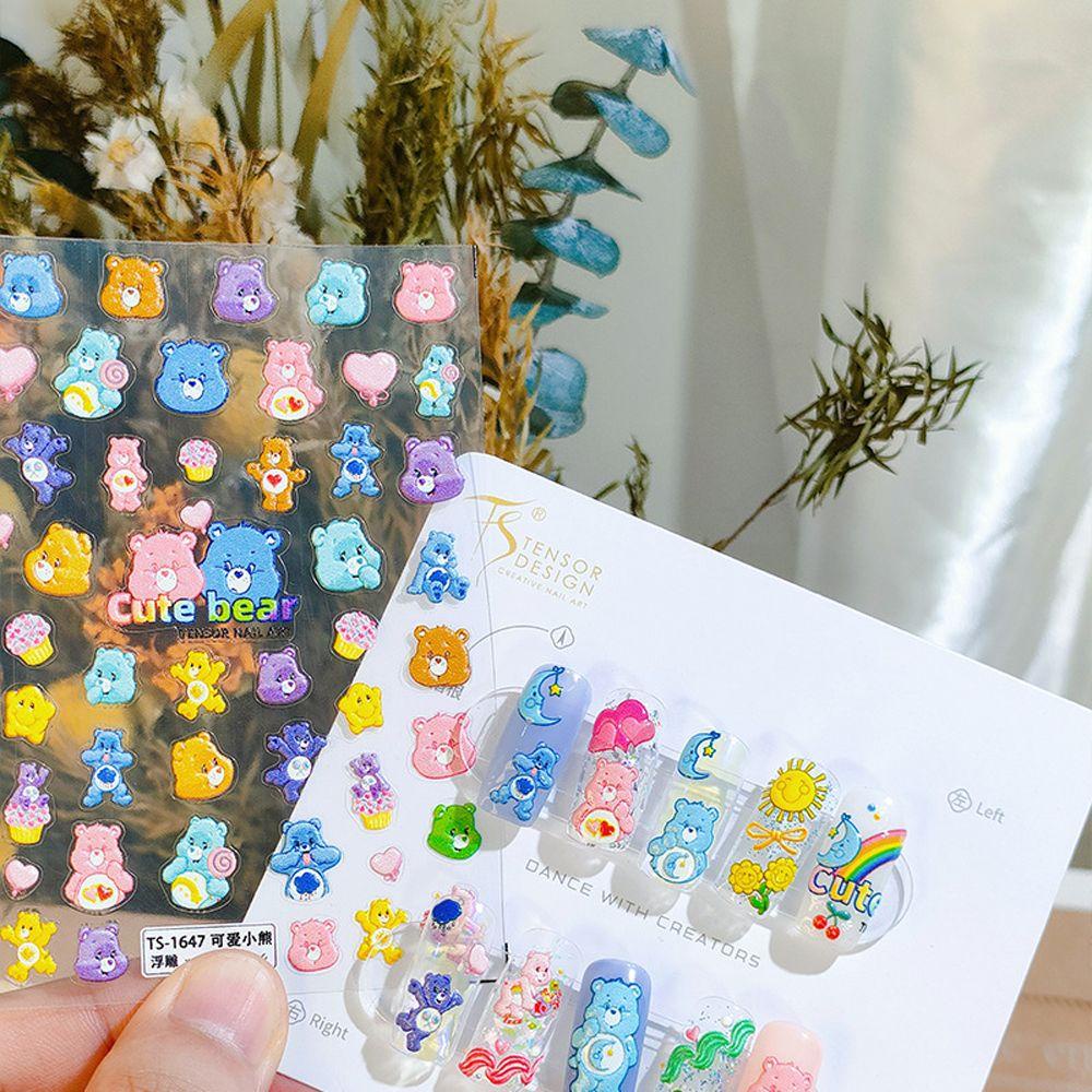 AROMA Sticker Dán Móng Tay Tự Dính Họa Tiết Hoạt Hình Hatsune Miku Trái Tim Tình Yêu Thời Trang