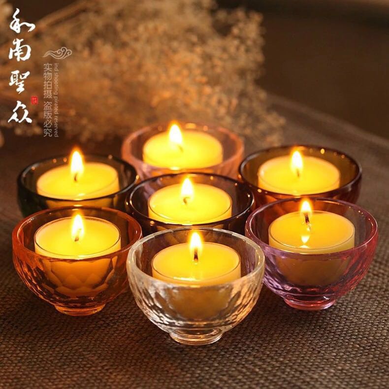 CHÉN THỦY TINH 7 MÀU NHỎ - 6CM