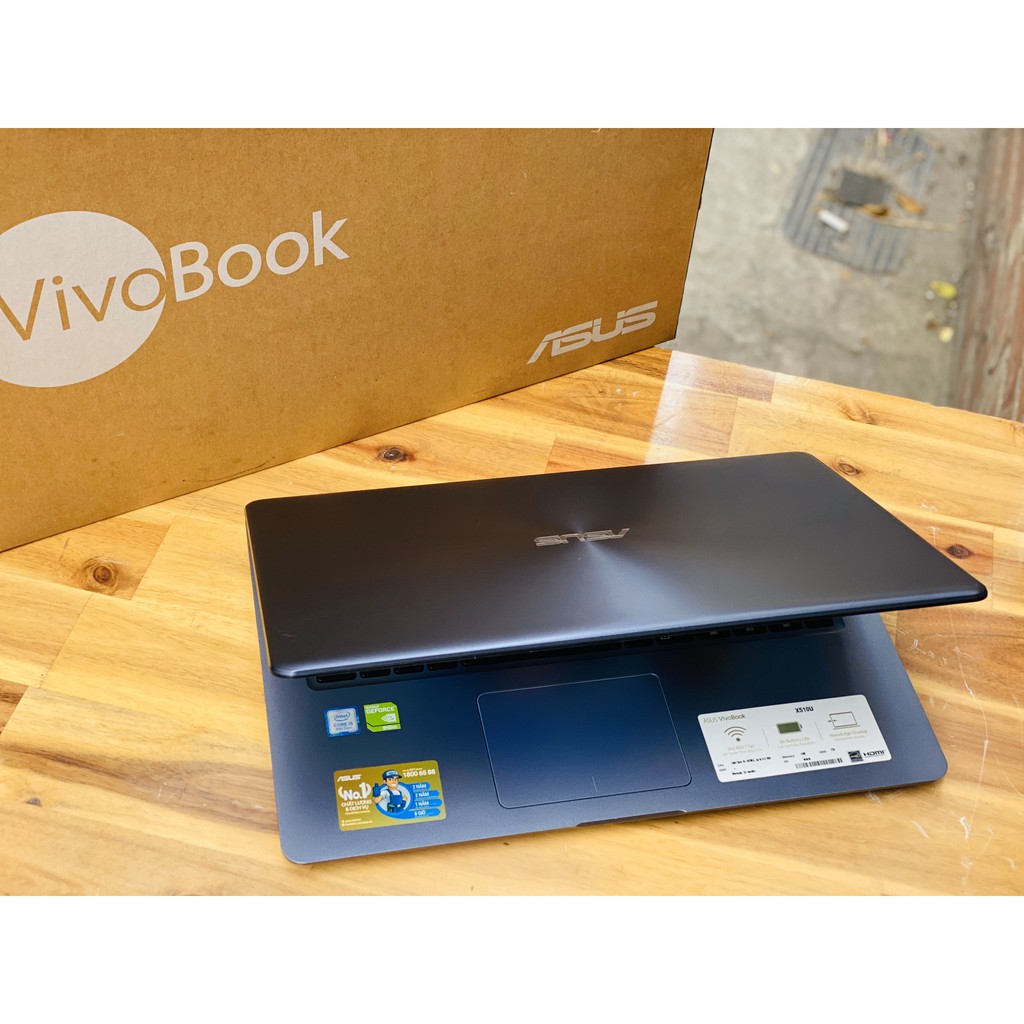 Laptop Asus Vivobook X510UQ,i5 8250U 4G SSD128+500G Vga 940MX Viền Siêu Mỏng Full Box | BigBuy360 - bigbuy360.vn